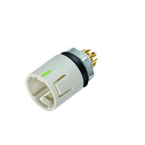 connecteur d'alimentation électrique / circulaire / mâle / encliquetable