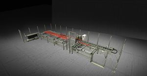 machine de découpe pour profilés en aluminium