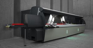 tronçonneuse à deux têtes pour aluminium