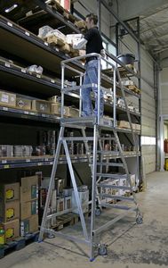 échelle en aluminium