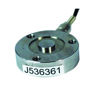 capteur de force en compression / type bouton / en acier inoxydable / miniature