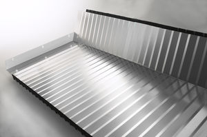 soufflet plat / en acier / à lamelles / pour machine