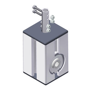 réducteur à couple conique / orthogonal / pour écran de protection solaire de grande taille