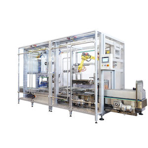 encaisseuse type pick and place / automatique / de bouteilles