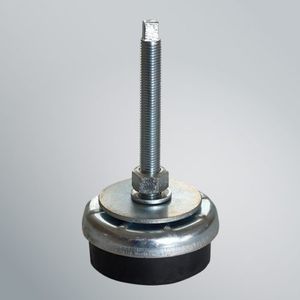 pied de machine / en caoutchouc / de mise à niveau / antivibration
