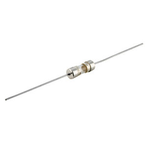 fusible axial / action rapide / en verre / pour circuit imprimé