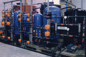 station de déminéralisation sur résines échangeuses d'ions 1