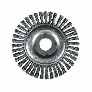 brosse circulaire torsadée / torsadée / de nettoyage / en fil métallique