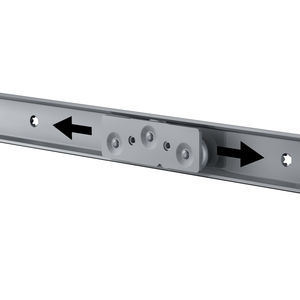 glissière à extension totale