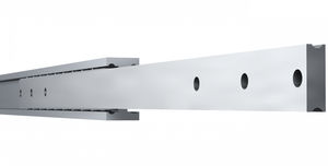 glissières télescopiques / fortes charges / en aluminium / en inox