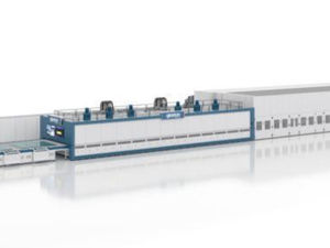 ligne de production de produits en verre