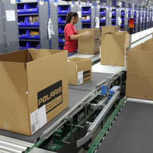 station de placement de cartons plats