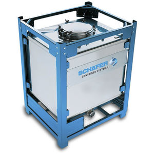 conteneur IBC en inox / pour liquides / de transport / ADR