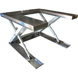 table élévatrice à ciseaux