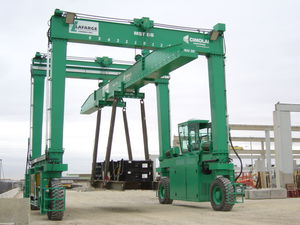 chariot cavalier pour poutres préfabriquées en béton 1