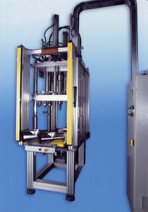 ligne d'extrusion de tubes / pour thermoplastiques