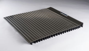 soufflet de protection plat / en acier inoxydable / à lamelles / pour machine