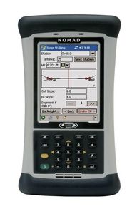ordinateur de poche pour la collecte de données topographiques 1