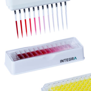 réservoir de réactif pour pipette multicanaux