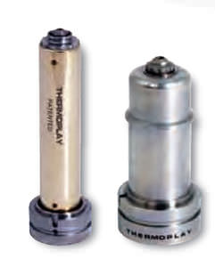 buse d'injection / à jet plat / pour presse à injecter / avec obturateur