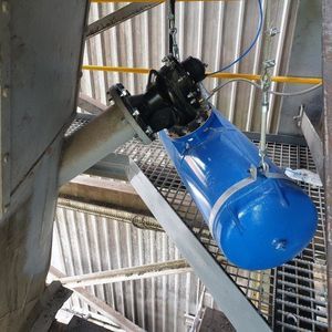canon à air pour silos