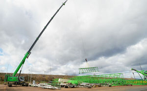 grue sur chenilles