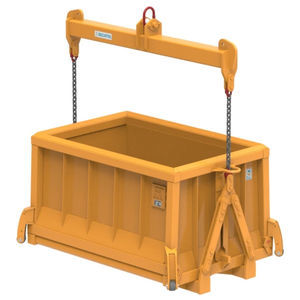 conteneur à déchets en métal