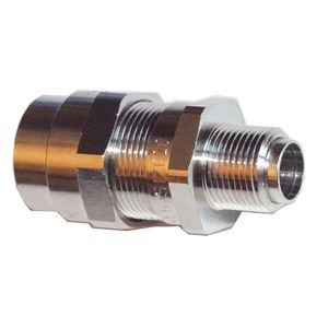 raccord fileté / droit / en inox / pour ambiance agressive