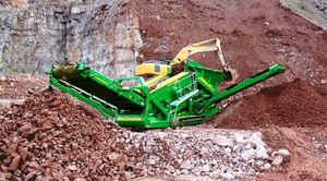 crible pour chantier de construction