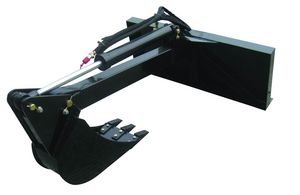 pelle rétro hydraulique