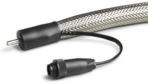 flexible chauffant avec tresse en acier inoxydable