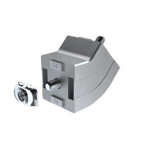 fixation pour profilés en aluminium