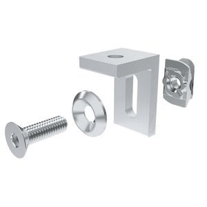équerre de fixation pour assemblage de profilés