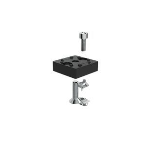 fixation pour profilés en aluminium