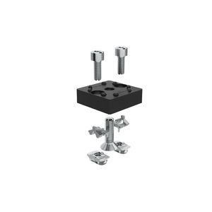 fixation pour profilés en aluminium
