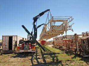 système de levage pour foreuse