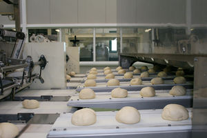 ligne de production de pains de pain de mie