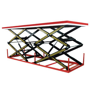 table élévatrice à doubles ciseaux
