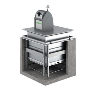 conteneur à déchets en acier