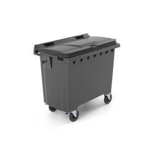 conteneur à déchets en PEHD