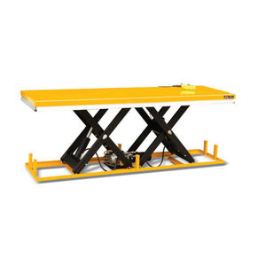 table élévatrice à ciseaux en tandem