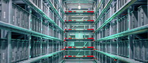 système de stockage à navette