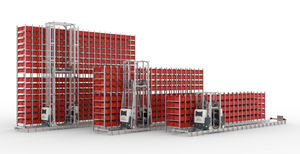 système de stockage à navette