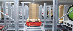 système de stockage à navette