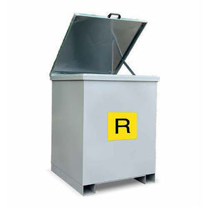 conteneur à déchets en acier