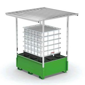 palette de rétention pour conteneur IBC