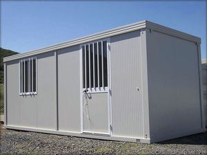 bungalow de stockage en aluminium