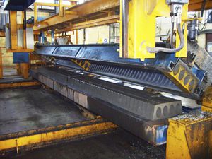 machine de production pour dalle en béton préfabriqué