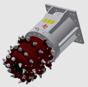 fraise de havage hydraulique pour excavatrice