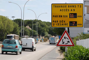 panneau de signalisation haute visibilité